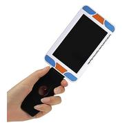 Aiuto elettronico alla lettura, lente d'ingrandimento digitale portatile, 26 modalità, zoom 3-48x, doppia fotocamera, assistenza visiva per ipovisione