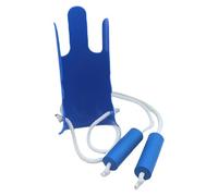 Aiuto per calze, nessun attrezzo per calze pieganti, aiuto per vestire disabili, migliora l'indipendenza, manici allungati, blu, 21 cm/8,27 pollici, per ospedale, sanatorio