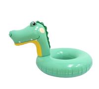 Aiuto per il nuoto per bambini - Anelli di nuoto per bambini | 1 x dinosauro coccodrillo cervo | Dolce aiuto per il nuoto a forma di cervo e coccodrillo per bambini Am, piscina o piscina per bambini
