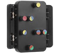 Aiuto per L'Ukulele, Allenatore di Accordi per L'Ukulele, Assistente per la Pratica Dell'Ukulele con Codice Colore a 6 Colori, Strumenti per Esercitarsi con L'Ukulele(7cm-Nero)