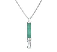 Aiuto per smettere di fumare con cristallo verde, aiuto per la meditazione in titanio per non fumare, alleviare l'ansia, le vie respiratorie, l'allenamento respiratorio e relax, adatto per uomini e