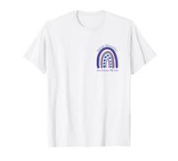 Aiuto Professionale per la prevenzione della consapevolezza del suicidio Cuore Arcobaleno Maglietta