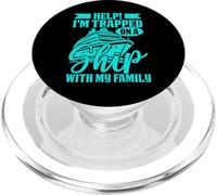Aiuto Sono intrappolato su una nave con la mia famiglia crociera in crociera PopSockets PopGrip per MagSafe