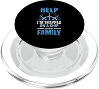 Aiuto sono intrappolato su una nave con la mia famiglia in crociera viaggio PopSockets PopGrip per MagSafe