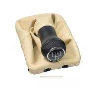 AIUYTRC Avvio Pomello Cambio Leva Cambio A 5 Marce | Compatibile Con VW Maggiolino 1998-2010(Beige)
