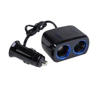 AIV Accendisigari Distribuitore 2 Vie 10A Adattatore Presa Doppia