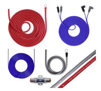 AIV Amplificatori Set Attacco 10mm ² Cavi Car-Hifi Amplificatore Auto Cavo - Kit