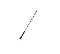 AIV Ricambio Antenna Auto Autoradio M5 Filetto 40 CM Vetroresina Nero