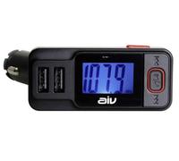AIV Trasmettitore Bluetooth FM RDS USB Auto MP3 Lettore SD AUX Vivavoce Nero