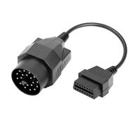 Aivane Connettore Cavo Scanner Adattatore Compatibile con E36, E38, E46, E53, X5 e Z3, Adattatore per diagnostica Rotonda Maschio da 20 Pin a Femmina 16 Pin