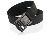 AivaToba Cintura Tattica Uomo Con hebilla metálica de liberación rápida, Cinturón ajustable de nylon estilo militar, adecuado para senderismo, ejercicio, deportes y trabajo diario