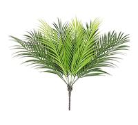 AIVORIUY 2pcs Rami di Palma Tropicali Artificiali Cespugli Foglie di Giungla Verde 9 Foglie Tropicali 50 cm Alto Pianta Finta per Casa Composizione Floreale Decorazione Hawaiana Luau Festa Spiaggia