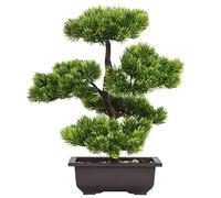 AIVORIUY Bonsai Artificiale Finti Piante Artificiali in Vaso, Piccolo Albero Artificiali Pianta Finta Giapponesi Pino Bonsai Decorazione per Interno Esterno Ufficio Casa Esposizione Domestica