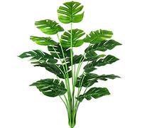 AIVORIUY Piante Finte da Interno Esterno Artificiale Monstera Deliciosa Foglia di Tartaruga, Verde Palma Tropicale Plastica