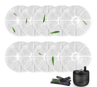 AIVORO 10 Filtri Fontanella per Philips PAW3210/02, Filtri Fontana Gatto a Carbone Attivo, Filtri per Fontanella Acqua Gatti