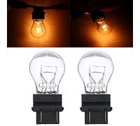 AIVYNA 2Pz P27 3157 Ambra Freno di Coda di Backup Luce di Retromarcia 7W Indicatori di Direzione Lampadine 12V per Jeep Compass Grand Cherokee