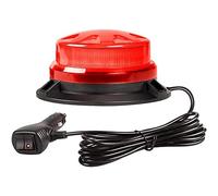 AIVYNA LED Rotante Lampeggiante Luce Stroboscopica Spia di Emergenza Indicatore 9-24V Segnale Magnetico Luci Lampeggianti per Auto,Rosso