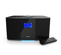 Aiwa Altoparlante wireless - Scatena un suono potente e connettività versatile - Prova la libertà Bluetooth, radio FM, orologio, 20 W RMS, display LCD e funzionalità sveglia
