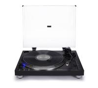 AIWA APX-1200BT/BK Giradischi Professionale con Bluetooth, USB, Preamplificatore Incorporato, Piastra in Alluminio, Braccio a S, Velocità 33 e 45 RPM - Colore: Nero