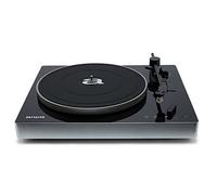 AIWA - APX-680BT Giradischi con Amplificatore e Radio FM, 3 vel. 33/45/78 giri, 2 Speaker Integrati, Bluetooth 5.0-10 m., Player USB/SD, Audio Out RCA, Radio FM, Alimentazione Adapter, Colore Nero