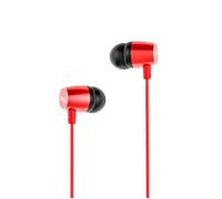 Aiwa Auricolare In-ear Cablato Rosso con Microfono Integrato