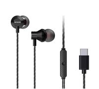 Aiwa Auricolare In-ear USB tipo-C Cablato Nero per Musica e Chiamate