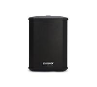 AIWA AX-1PRO - Altoparlante attivo portatile con batteria, 100 W RMS con DSP, Bluetooth 5.0 TWS, 3 canali di miscelazione, 106 dB, ingressi XLR/Jack, USB, palo 35 mm