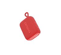 Aiwa BS-210RD - Altoparlante portatile Bluetooth TWS, colore rosso, 5 W RMS, IPX7 resistente all'acqua, connessione Bluetooth 6.0