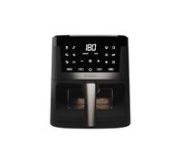 Aiwa Chukuma AFR-7000 Friggitrice ad aria 7 l, 1800 W, controllo digitale, 12 programmi, autopulente, finestra visibile, acciaio inossidabile/plastica. Colore: nero