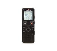 AIWA DVR-A600. Registratore vocale digitale con microfono stereo e memoria integrata da 16 GB. Colore nero