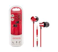 Cuffie Aiwa ESTM-50 con microfono Rosso
