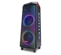 AIWA - KBTUS-710, TROLLEY PARTY SPEAKER 700 W, Bluetooth 5.0 portata 10m, TunerFM, porte USB/SD per Mp3 Recorder/Player, AUX in, 2 microfoni, batteria ric. durata 8 ore, AC adapter, telecomando