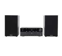 AIWA MSBTU-550 Mini Sistema Hi-Fi Stereo 50W RMS con Bluetooth 5.0, CD/MP3, USB (riproduzione e ricarica), Radio FM-PLL, AUX RCA/3,5 mm, Hyperbass, DSP Colore nero