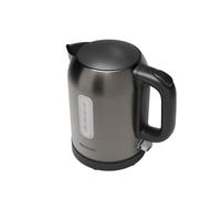 Aiwa Ryujin AKT-1000 Bollitore elettrico 1 L, 2200 W, Acciaio inossidabile Anti-fingerprint, Control Strix, Base 360° Senza fili, Filtro Metallico. Colore: Acciaio