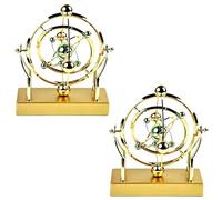 Aiwdeyi Pendolo di Newton a Moto perpetuo, Giocattolo da scrivania, Pendolo a Moto perpetuo con orbita Celeste, Decorazione Creativa per la casa, Gadget da scrivania, Regali per Insegnanti di Fisica