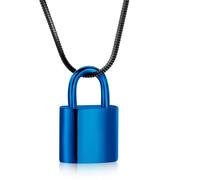 AIWENXI Catena a forma di urna a forma di castello per cenere per uomini e donne, gioielli di cremazione in acciaio inox, mini urne cimeli porta cenere ciondolo gioielli, Acciaio inossidabile