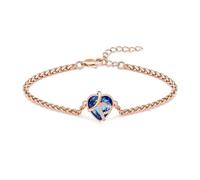 AIWENXI Ceneri Memorial Urn Bracciale per le donne in acciaio inox regolabile Memorial Urn Bracciale Cenere, gioielli per donne, 1.57, Senza Gemstone