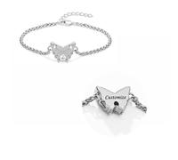 AIWENXI Cremazione gioielli farfalla urna bracciale per cenere per uomini donne in acciaio inox cuore pietra portafortuna cremazione monumento ricordi urna bracciale medaglione, 1.57, Senza Gemstone