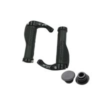 AIWERBNMALE Manopole for Manubrio, Compatibili con Bici MTB Universali | 1 paio di impugnature ergonomiche in gomma con anello di bloccaggio in lega di alluminio con superficie antiscivolo
