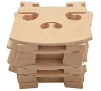 Aiwjeakh 10 Pezzi Seria Bridge per Violino in acero per di Violino 1/8 & 1/4 & 1/2 & 3/4 & 4/4 Pezzi per Violino Strumenti a Corda
