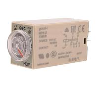 Aiwjeakh 10S Tempo di Ritardo Relè H3Y-2 AC 220V 8 PIN Manopola di Regolazione Relè di Controllo Temporizzazione per Sistemi Elettrici Domestici