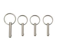 Aiwjeakh 4 perni a sgancio rapido da 1/4", in acciaio inossidabile 316, perno superiore Bimini, tutte le parti sono realizzate in acciaio inossidabile 316