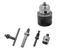 Aiwjeakh 5 Pezzi Seria 1.5-10Mm 3/8-24UNF Set di Mandrino di Trapano Adattatore di Trapano Cambiato Chiave a Urto in Kit di Strumenti di Perforazione Mandrino di Trapano Eletric
