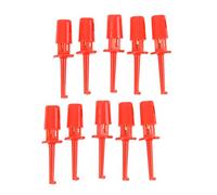 Aiwjeakh Aiwjeakh(R) - Set di ganci per multimetro rosso, 10 pezzi