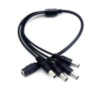 Aiwjeakh DC 1 in 4 di Alimentazione 1 in 4 Out Branch Cable 12V a Centralizzato Alimentazione Monitoraggio Fotocamera Parti di Ricambio Accessori