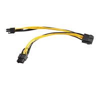 Aiwjeakh di alimentazione GPU PCI Express da 8 pin a 2 x 8 pin (6+2) per PC/laptop/macchina mineraria, 10 pezzi