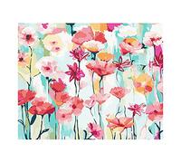 Aiwjeakh Dipingere con i numeri, per adulti, fiori, fai da te, pittura a olio su tela, semplice pittura per la decorazione della casa ( cornice), 50,8 x 40,6 cm