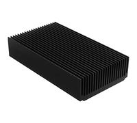 Aiwjeakh Dissipatore di in alluminio 4,72 x 2,72 x 1,06 pollici/120 x 69 x 27 mm dissipatore di raffreddamento radiatore ossido nero 22