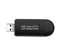 Aiwjeakh Lettore di schede 5 in 1 TYPE-C/USB/Micro-USB Connettore Adattatore OTG per PC/Laptop/Smartphone/Tablet