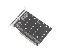 Aiwjeakh NVMe M.2 NGFF SSD Adattatore Split Card Come Mostrato Plastica+Metallo Multifunzione Adattatore Portatile